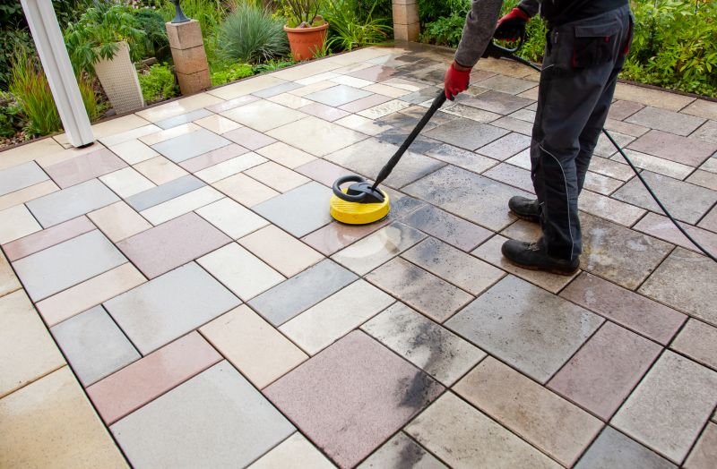 Products For Pavers Cleaning And Sealings in use